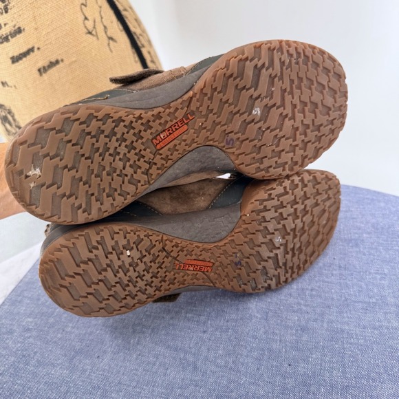 Merrell‎ Albany Women's 8.5 Brown Suede Mary Jane Style Outdoor Comfort Shoes - Picture 5 of 7